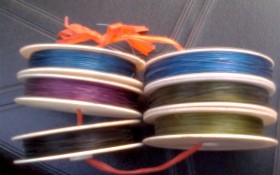 彩色渔具涂塑钢丝绳，不锈钢涂塑钢丝绳